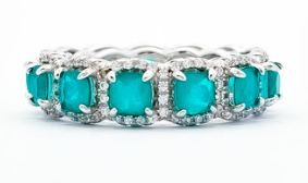 Anillo Cuadros Aqua