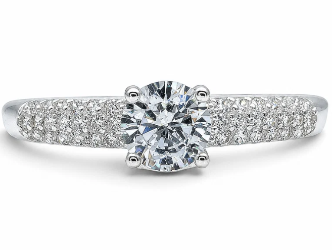 Anillo Zirconia Plata Ley 925