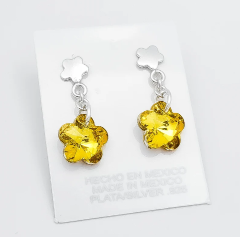 Arete Flor Amarilla