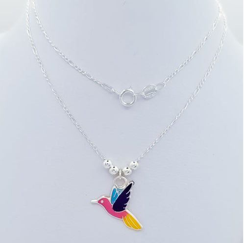 Collar Colibri Esmalte