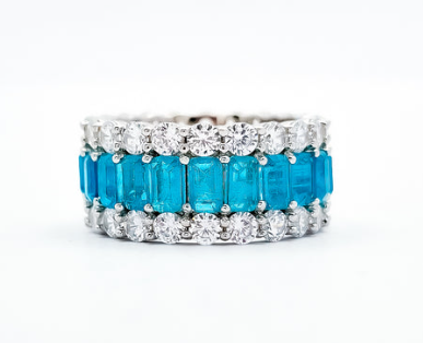 Anillo Aqua Ancho
