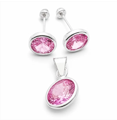 Set Circulo Rosa