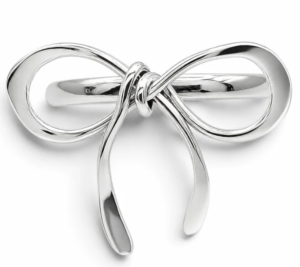 Anillo Moño Plata Ley 925