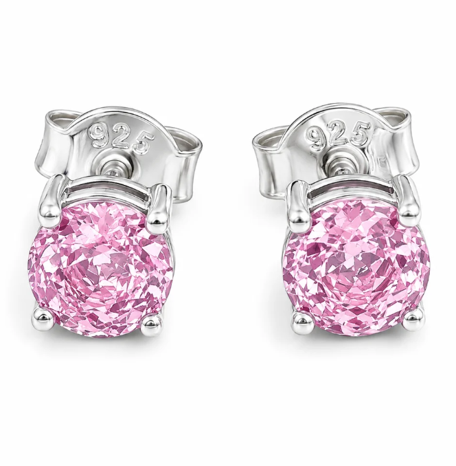 Arete Zirconia Rosa