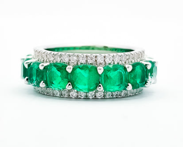 Anillo Zirconia Verde