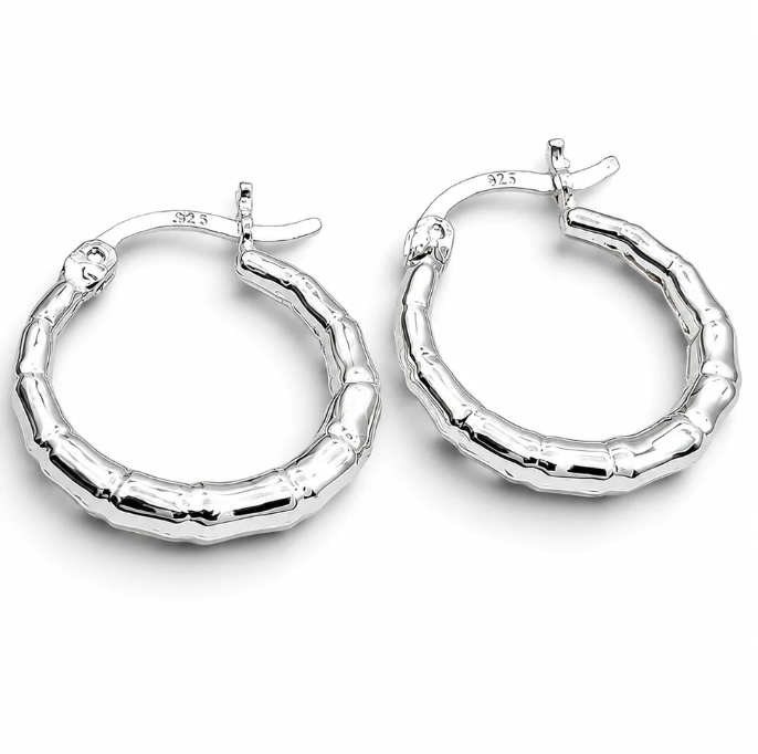 Arracada Chica Plata Ley 925