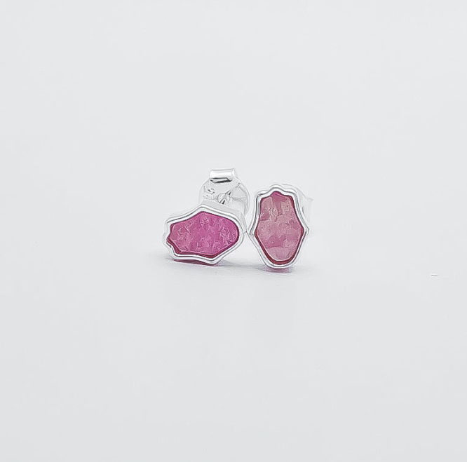 Arete Mano Rosa Opalo