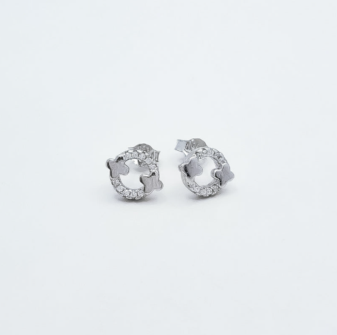 Arete Dos Flores Zirconia