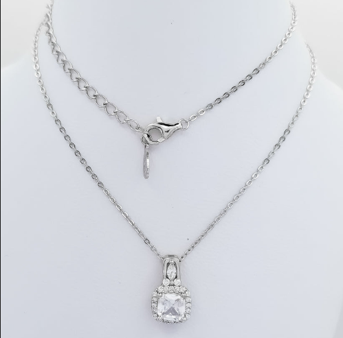 Collar Zirconia Cuadro