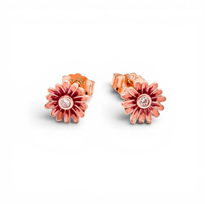 Arete Flor Rosa